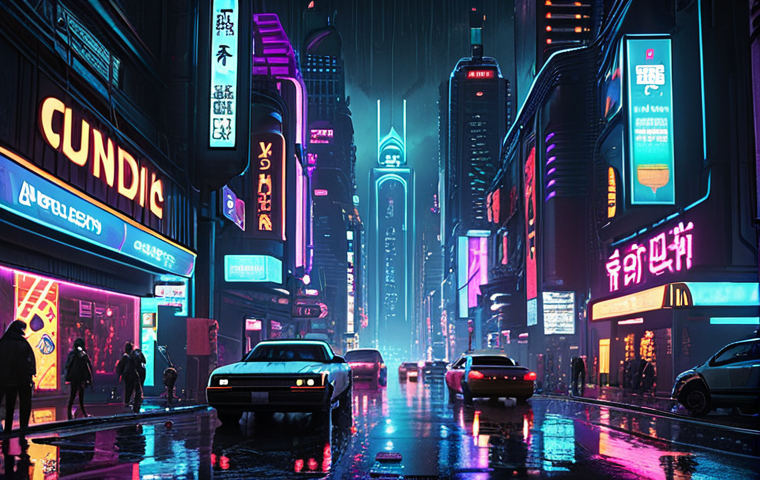 A hyper-realistic cyberpunk cityscape at night, bustling with neon lights, flying vehicles, and towering skyscrapers. The streets are wet, reflecting the vibrant signs. Atmospheric volumetric lighting, intricate details, cinematic wide shot, 8k, photorealistic.
    Negative prompt: blurry, low quality, cartoon, ugly, simple.